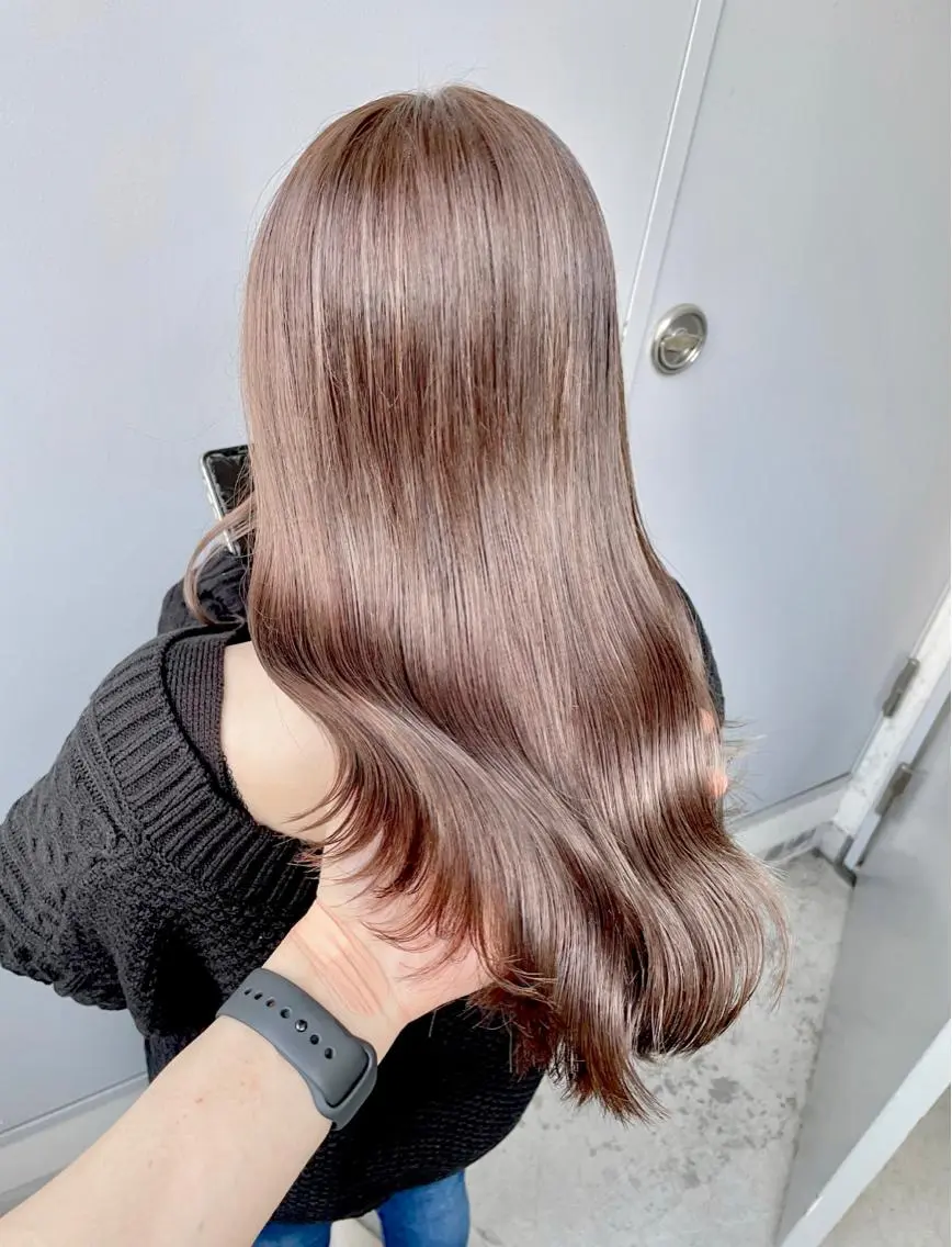 ロング カラー ベージュカラー💖 やすひろのヘアスタイル