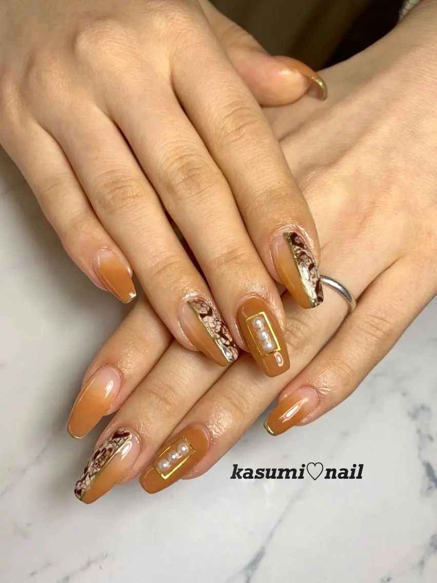 ネイル アートネイル フットネイル ジェルネイル ラメ(グリッター) ミラーネイル KASUMI♡ Nailのネイルデザイン