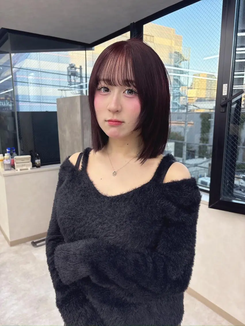 ミディアム カラー 🎀ブリーチ ハイト ーン ♡Kanon♡のヘアスタイル
