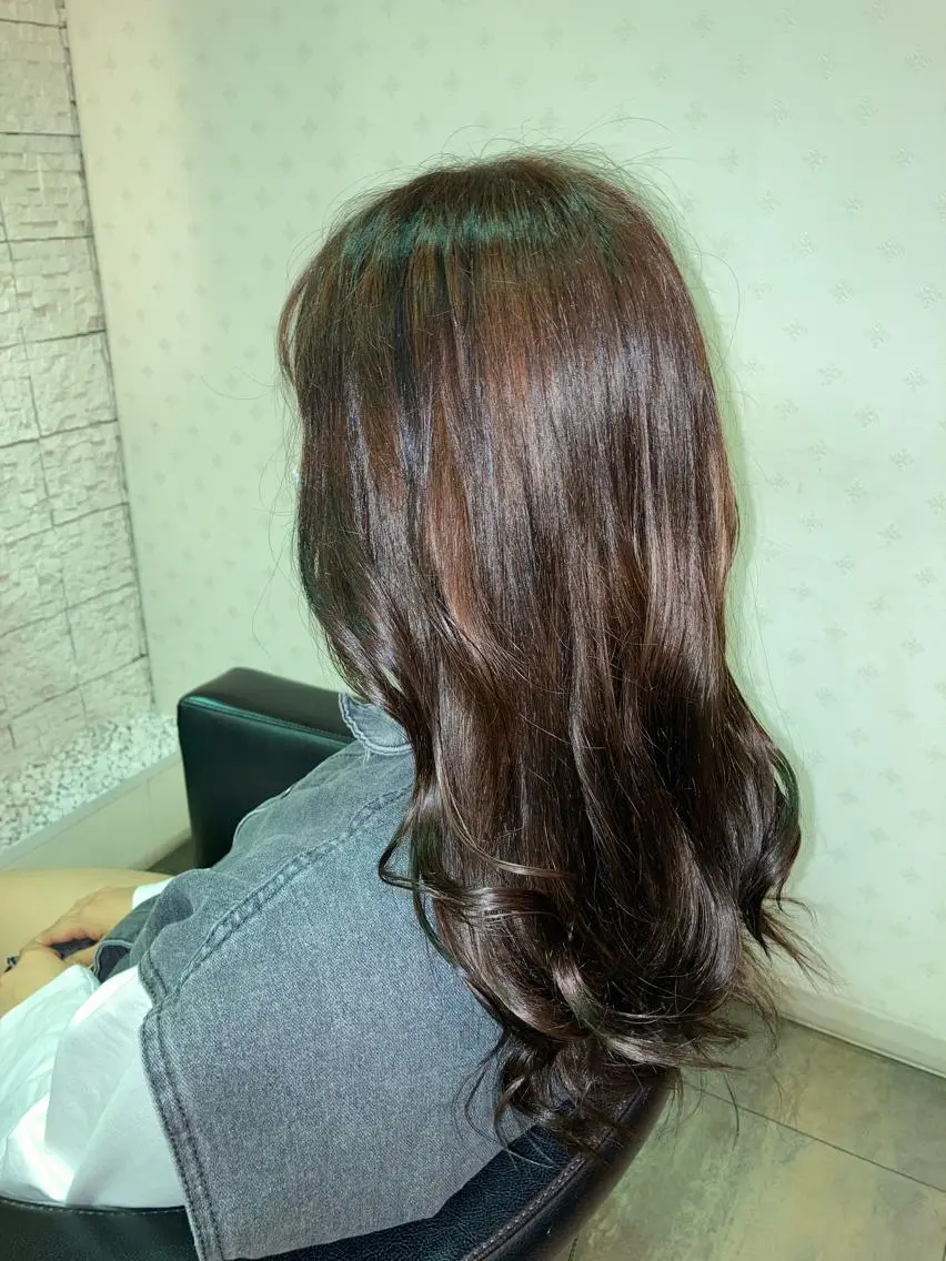カラー ヘアカラー ぱく みやんのヘアスタイル