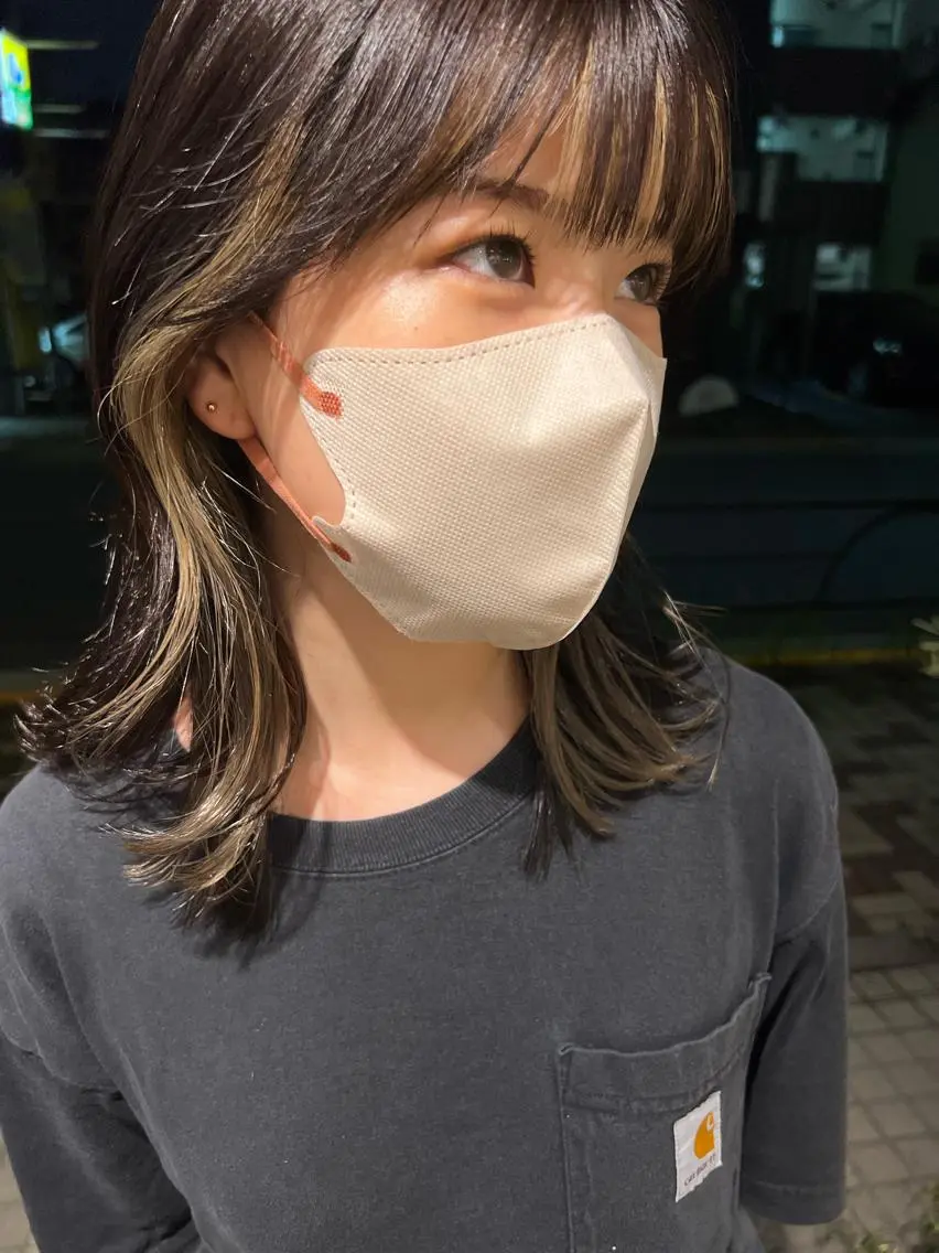 ミディアム ヘアカラー YUIKA 江古田のヘアスタイル