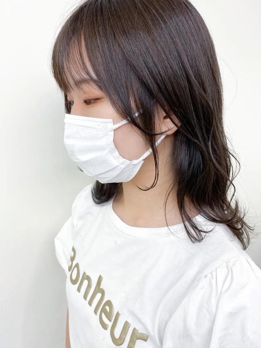 セミロング カラー デザインカット 韓国風ヘア 小顔カット カット ヘアカラー トリートメント 丹羽 隼人/髪質改善 /韓国ヘア🇰🇷のヘアスタイル