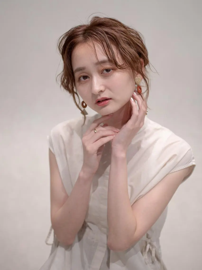 ショート 豊中駅3分eha レッスンモデルのヘアスタイル