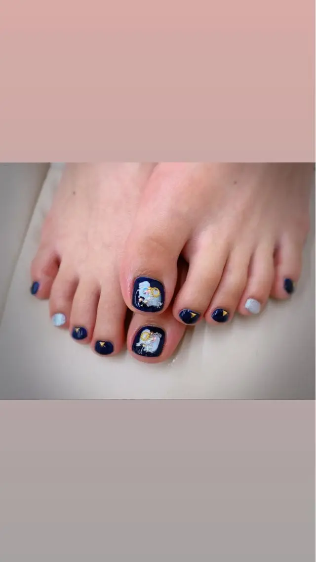 ネイル フットネイル 💎JADE💎 安田沙也香のネイルデザイン