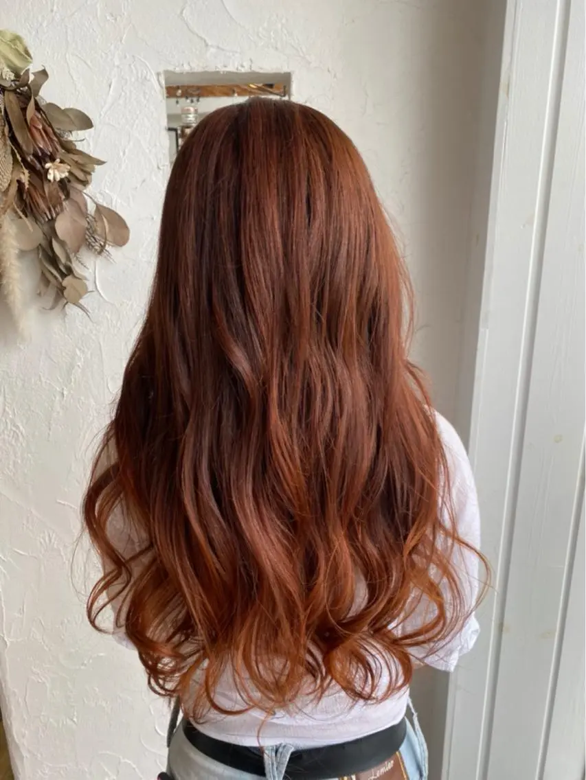 ロング カラー パーマ ヘアアレンジ メンズ キッズ 豊橋美容院 ソンリエのヘアスタイル