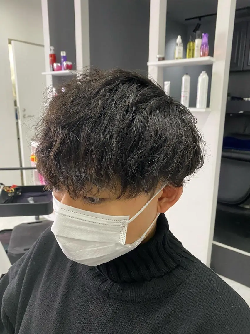 パーマ メンズ カット 🟣メンズパーマ 川端 永遠🟣のヘアスタイル