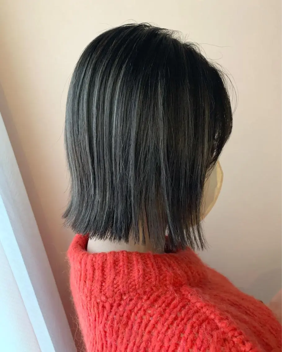 ショート カラー ハイライトカラー ハイライト カット ヘアカラー トリートメント hubhair レイヤー/透明感のヘアスタイル