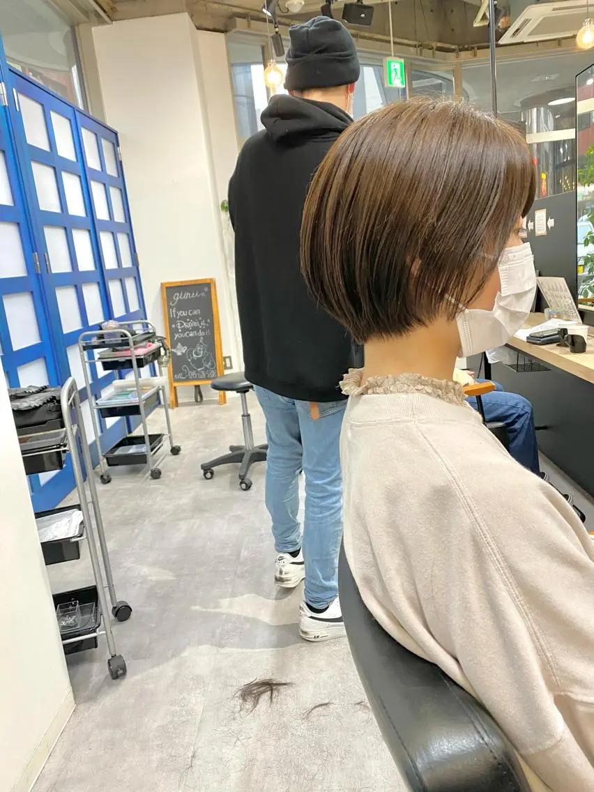 ショート ショートヘア カット トリートメント 🍃ボブ&ショート 特化🍃髪質改善🍃のヘアスタイル