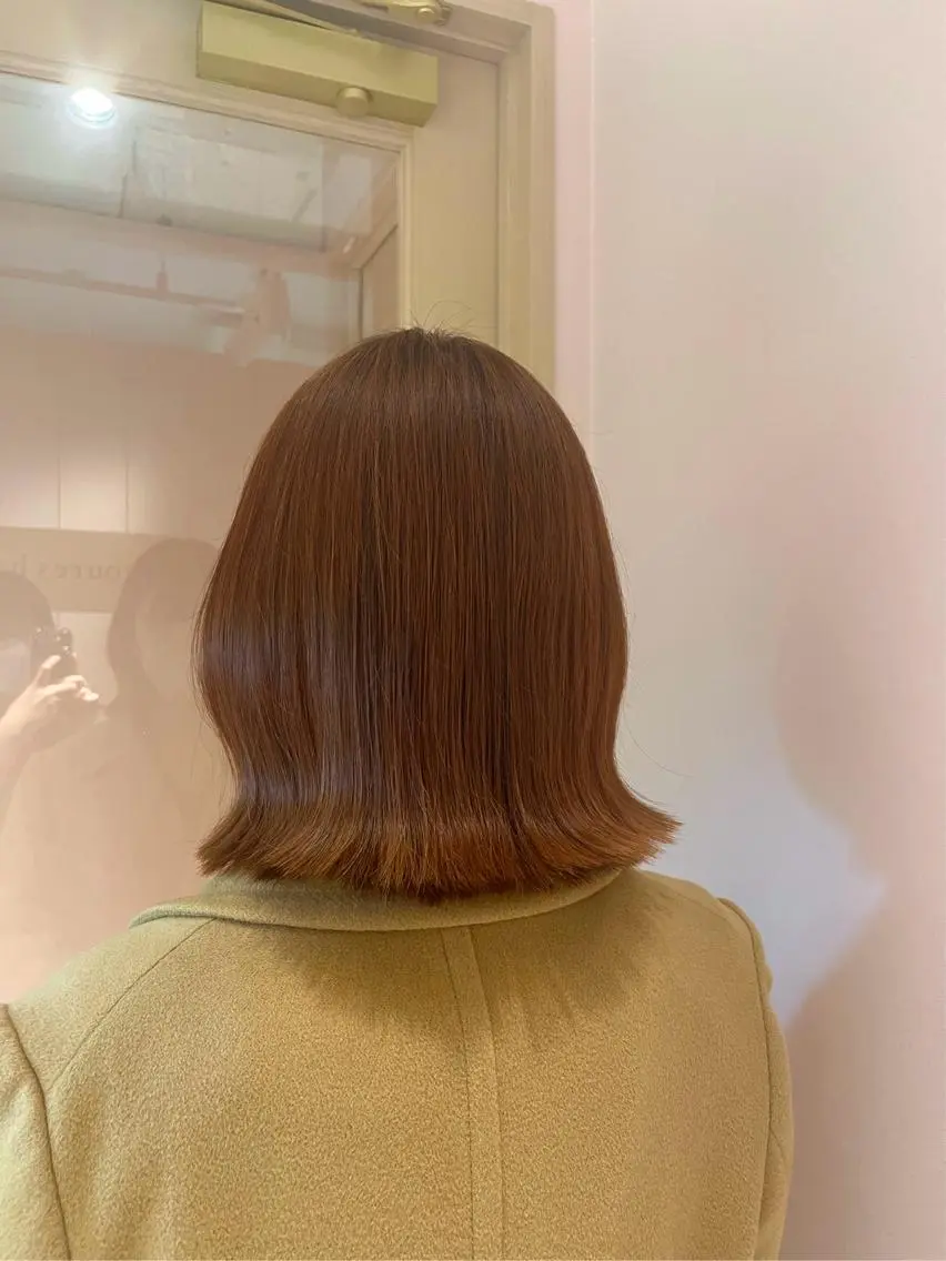 カラー ブラウンカラー オレンジ オレンジブラウン 🫧日吉/髪質改善/ 上原ちえみ🫧のヘアスタイル