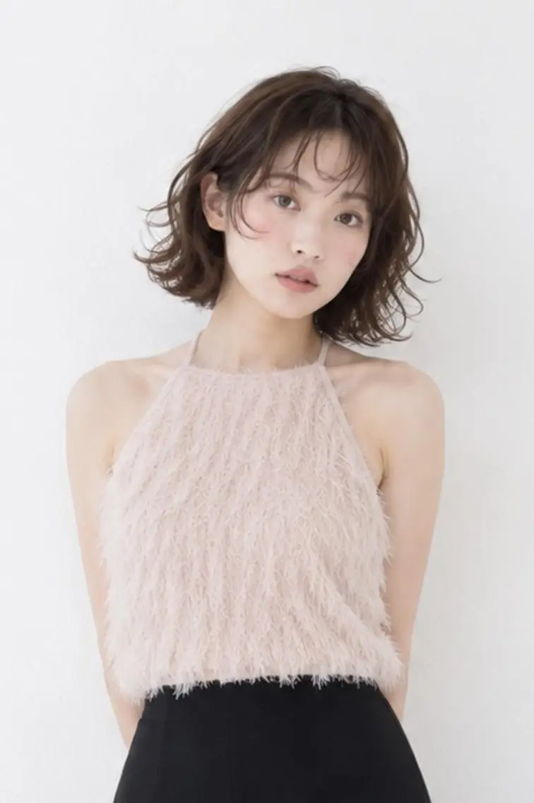 ミディアム パーマ カラー カット ヘアカラー パーマ ダメージレス コバヤシ　ヒロヒトのその他イメージ