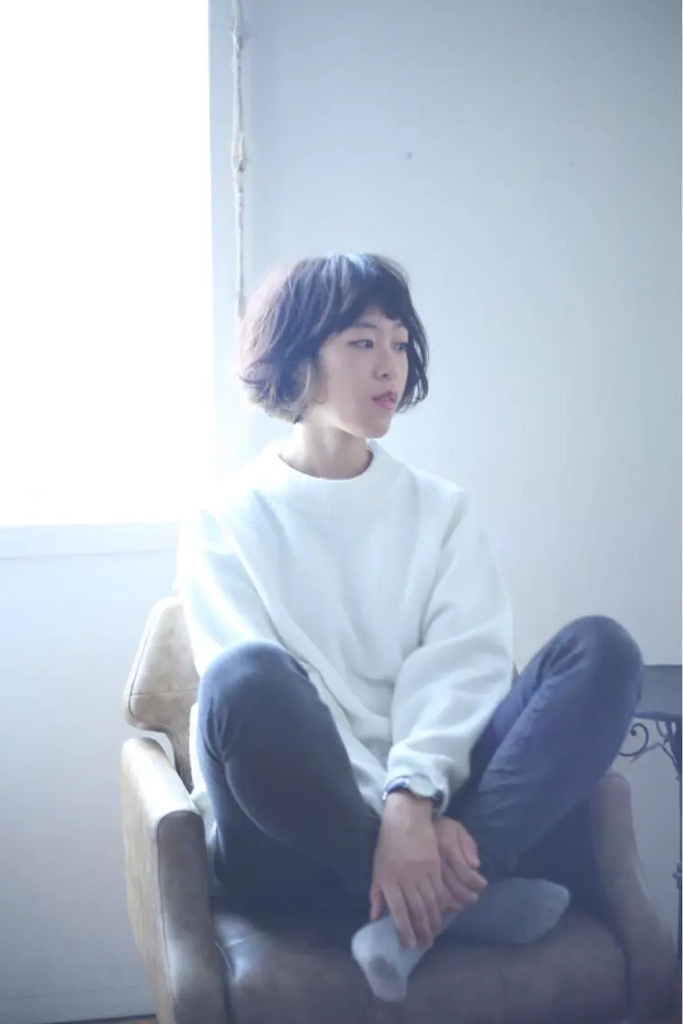 ショート ボブ 工藤 久美のヘアスタイル