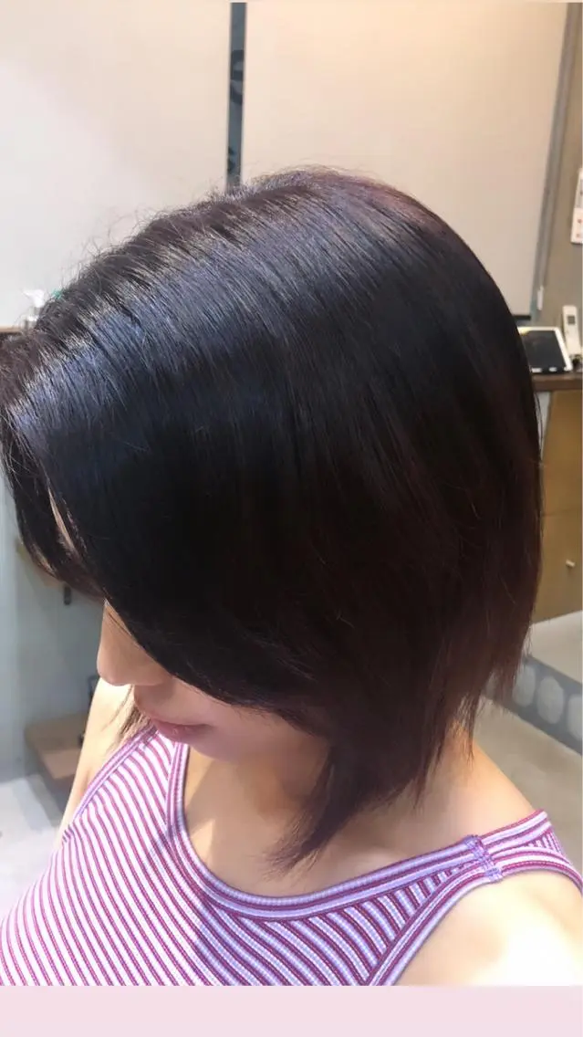 ショート カラー レッドカラー haruka 遥歌のヘアスタイル