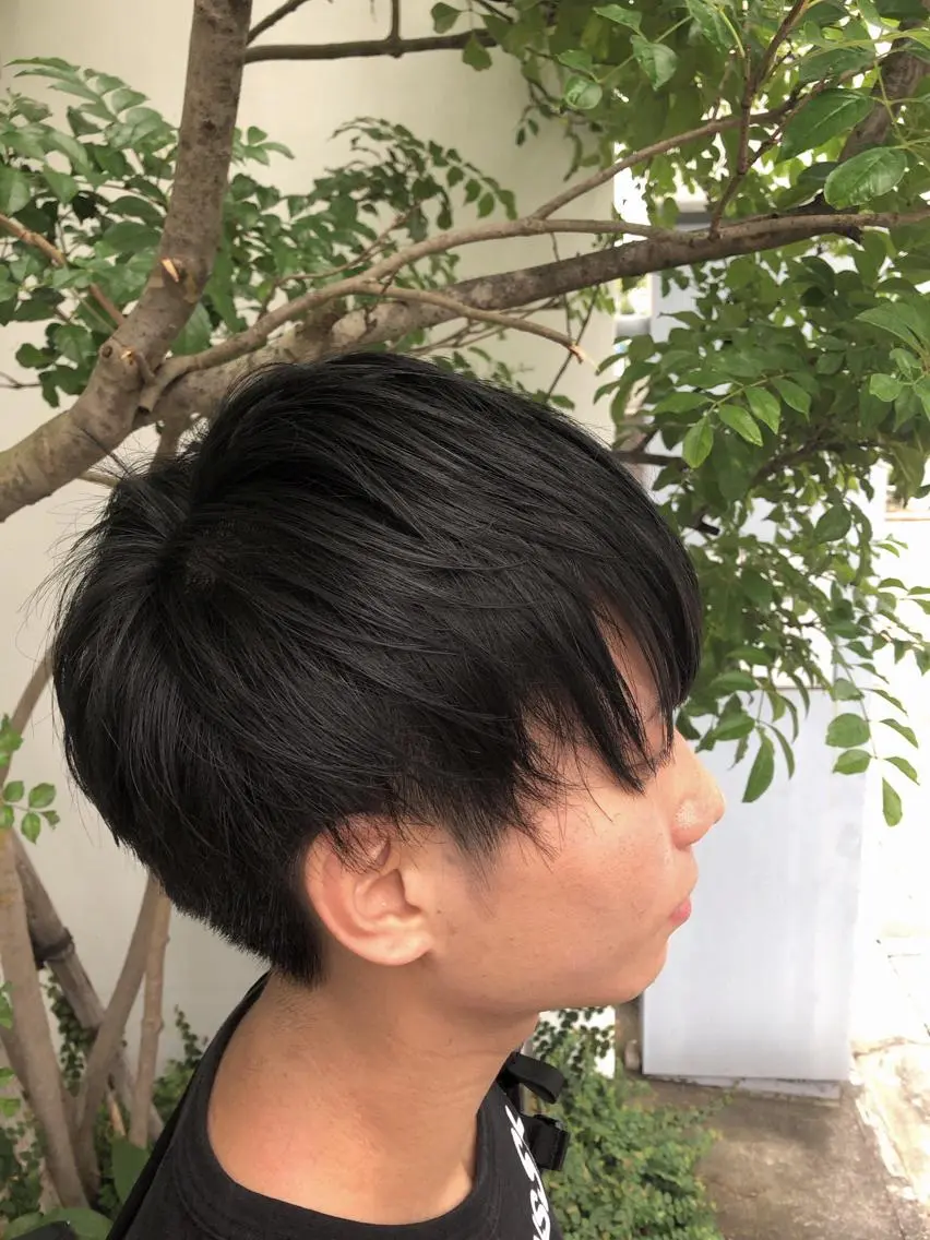 メンズ マッシュ ツーブロック 千種区/くせ毛カット /尾島光季のヘアスタイル
