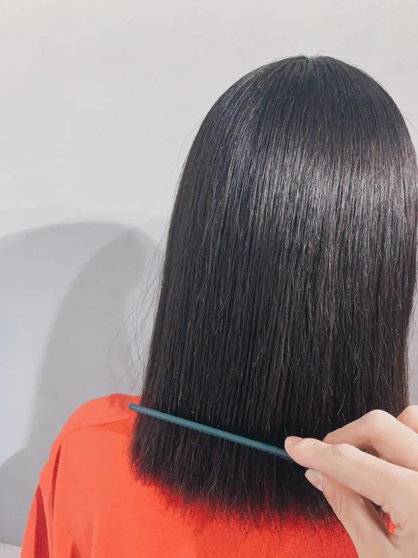 セミロング パーマ ボブパーマコテ巻き風 パーマNo1深江秀平のヘアスタイル