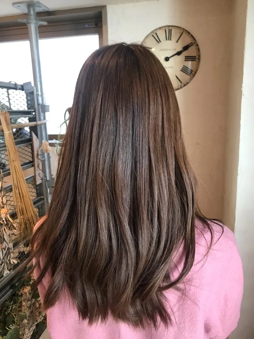ロング 青木 啓輔のヘアスタイル