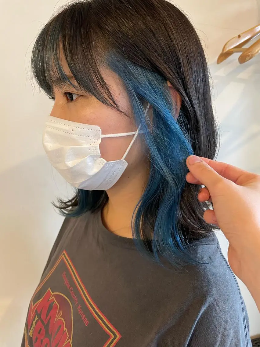 ミディアム カラー カット ヘアカラー トリートメント AKALA HAIR 西宮店　Juriのヘアスタイル