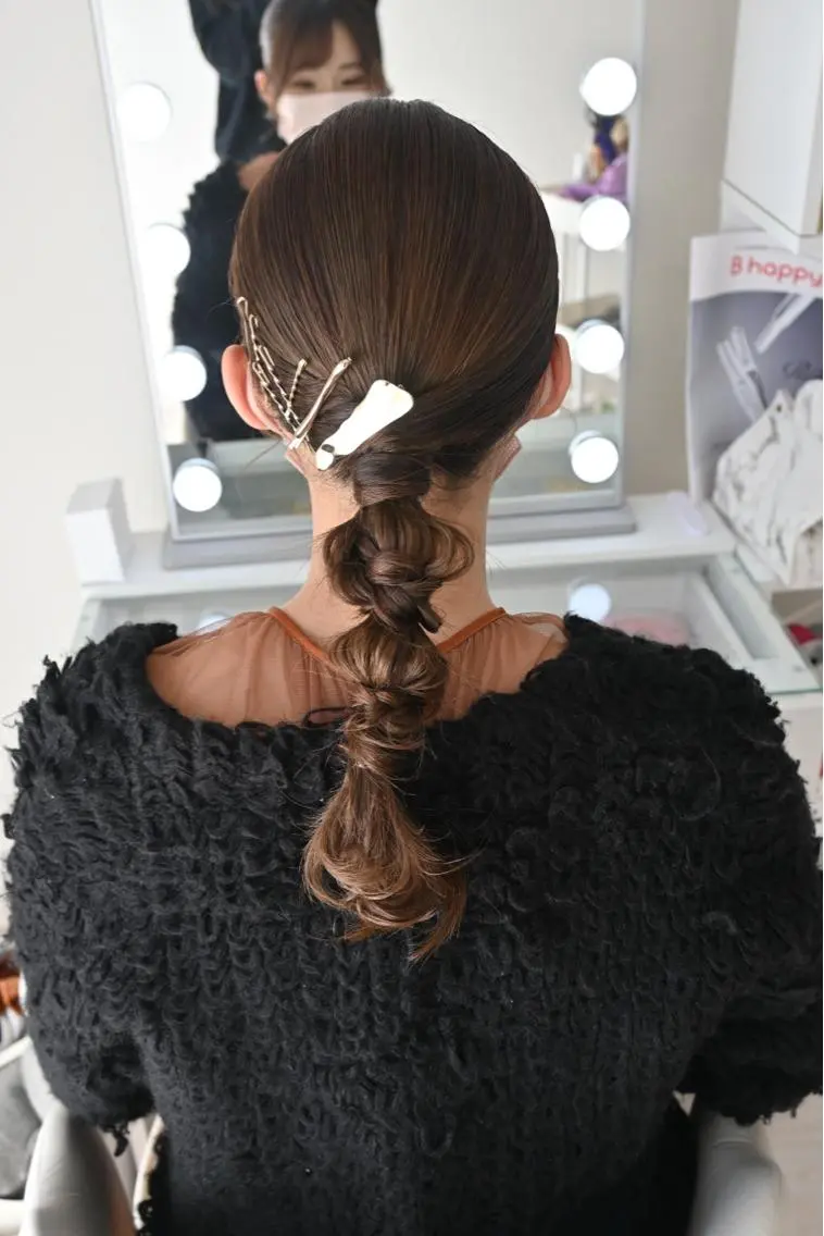 ヘアアレンジ 麻優 ヘアセットのヘアスタイル