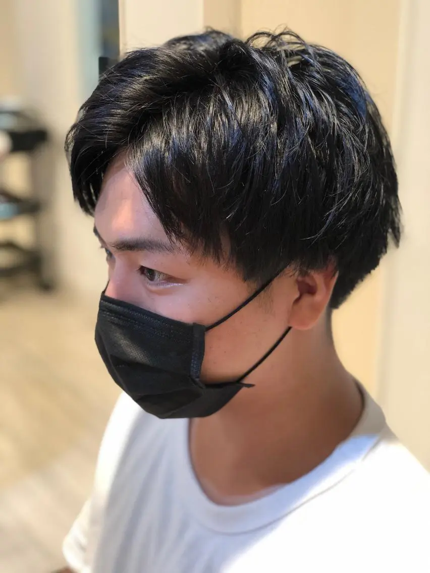 メンズ 髪質改善&ストレート ✂︎鈴木青樹のヘアスタイル