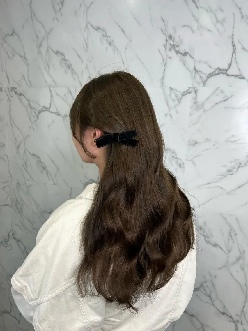 ロング ヘアカラー トリートメント 秋葉原　柏木絢汰 ✨当日予約okのヘアスタイル