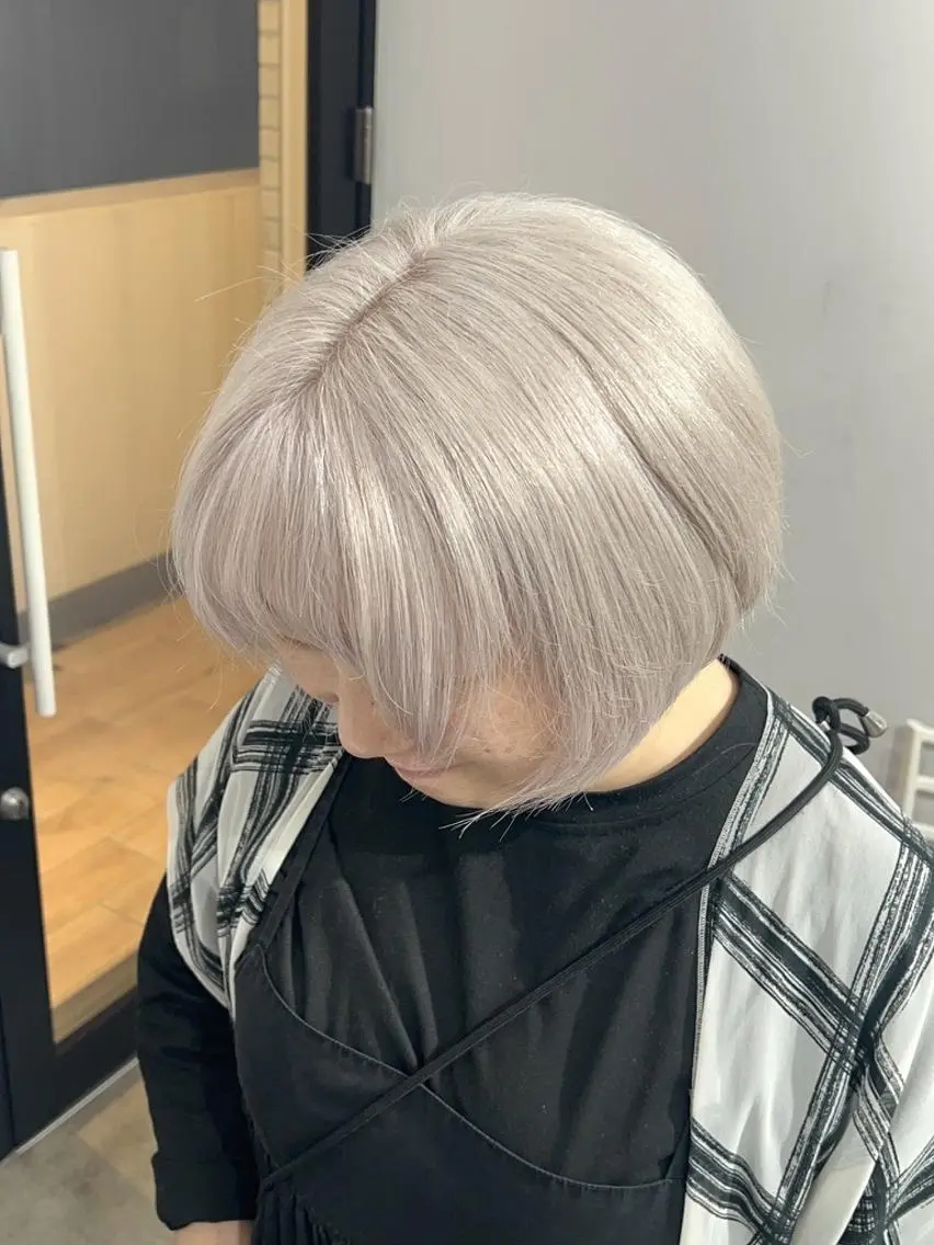 ショート カラー ブリーチ ダブルカラー ✨【公式】 juhl.横浜✨のヘアスタイル