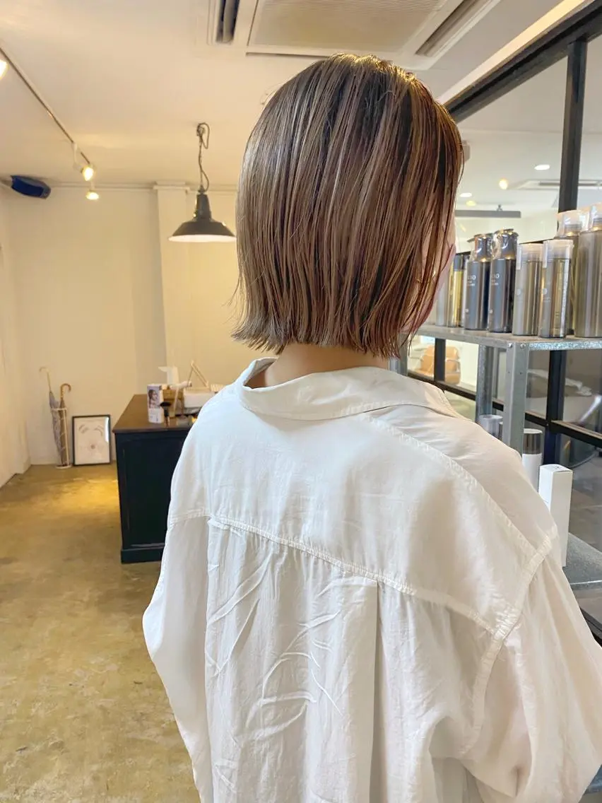 ミディアム 坪井 彰吾のヘアスタイル