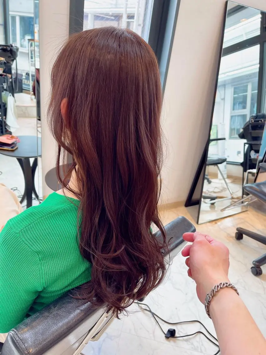 ロング カラー ベージュカラー バイオレットカラー ☆毎月先着15名まで ☆シバタユートのヘアスタイル