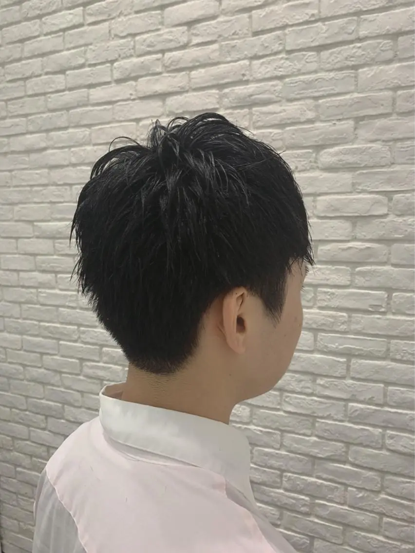 ショート メンズ カット ミドウチ アヤカのヘアスタイル
