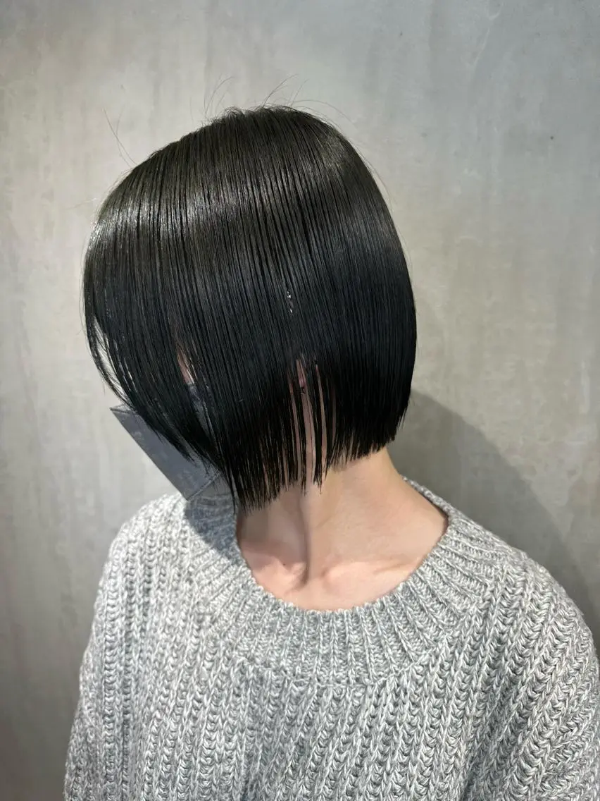 ショート カラー カット ヘアカラー トリートメント 【デザインカラー】 【ボブ】登戸澤田淳平のヘアスタイル