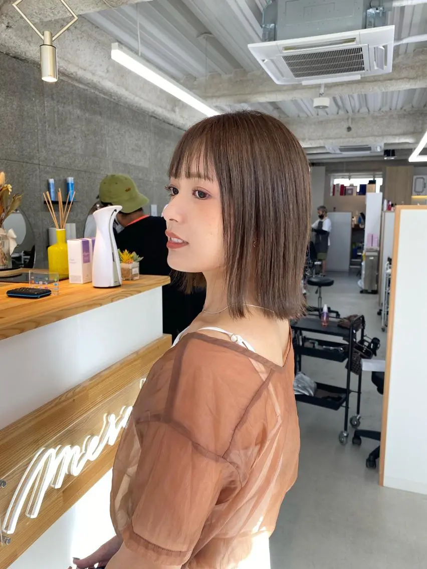 ショート カラー カット ヘアカラー トリートメント 八谷 将平のヘアスタイル