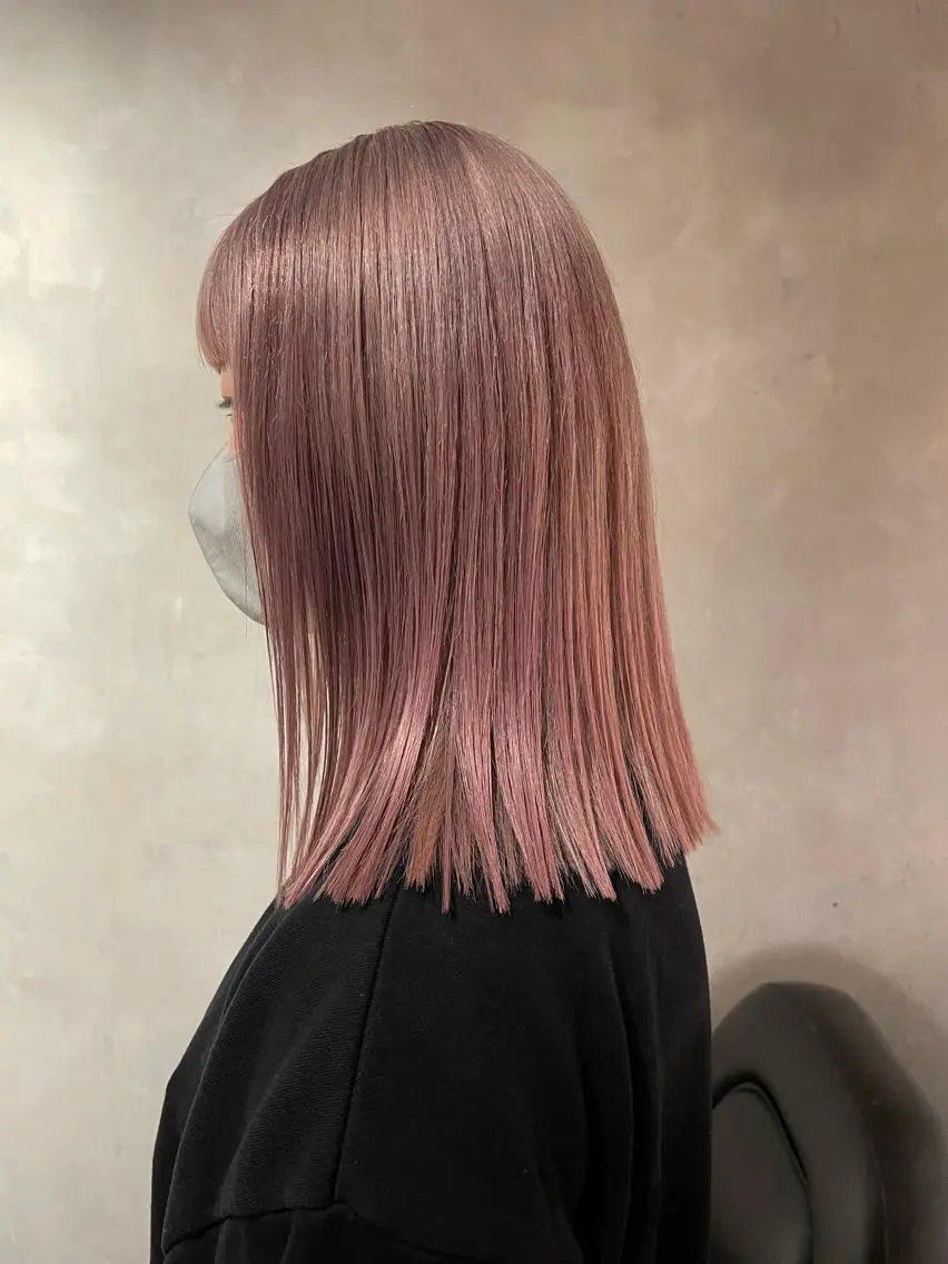 ミディアム ヘアカラー トリートメント EIGHT 中川原 菜々子のヘアスタイル