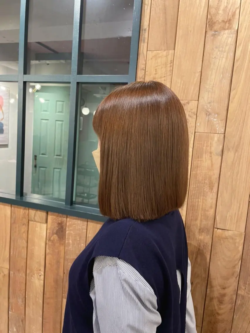 ミディアム 顔まわりcut🌿 Hinakoのヘアスタイル