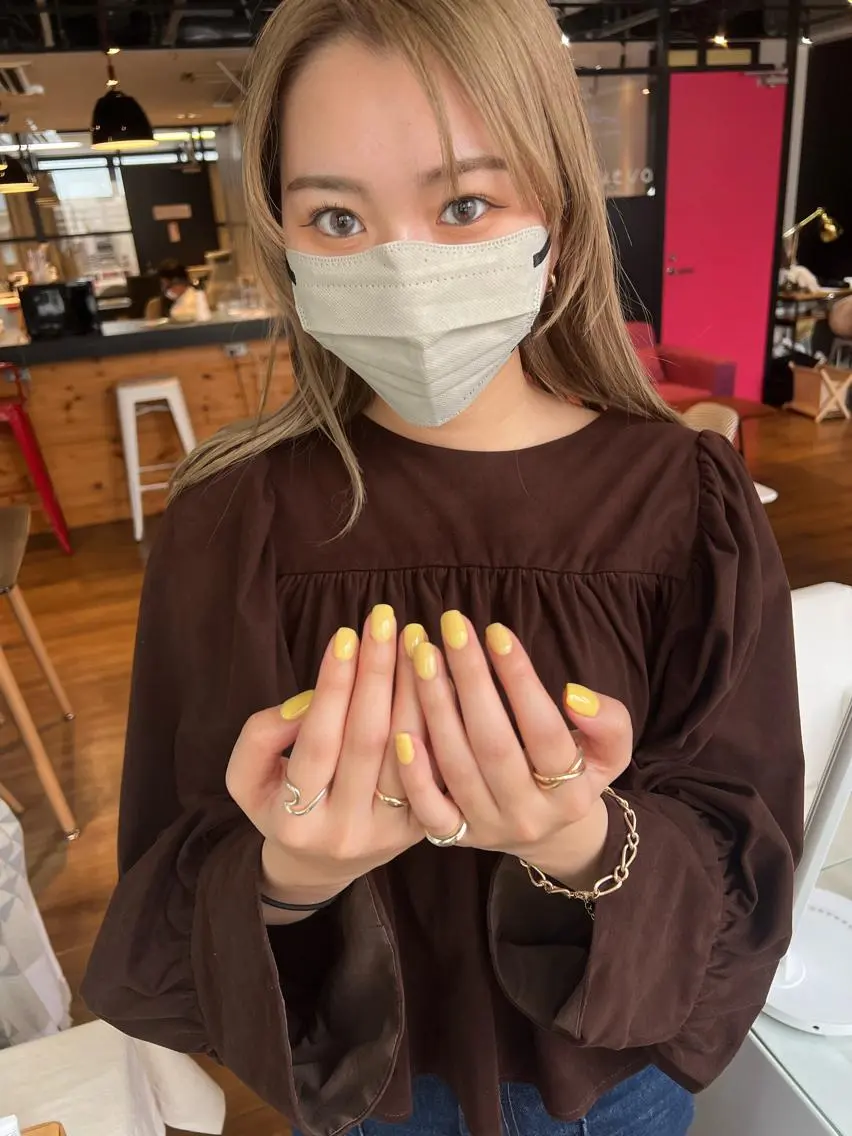 ネイル ワンカラーネイル omamori kyokoのネイルデザイン