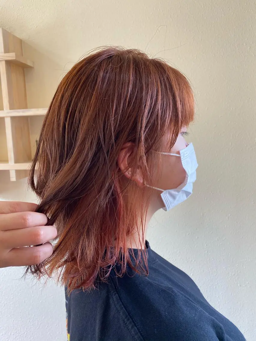 セミロング ヘアカラー トリートメント 中川 茜里のヘアスタイル