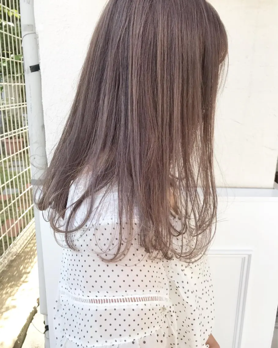 ミディアム ヘアカラー トリートメント Musiiik hairのヘアスタイル