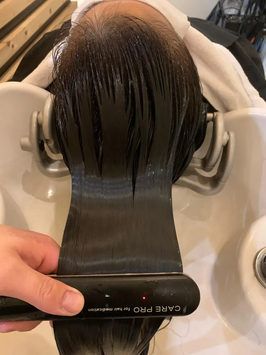ミディアム カラー トリートメント 大久保 隆蔵のヘアスタイル