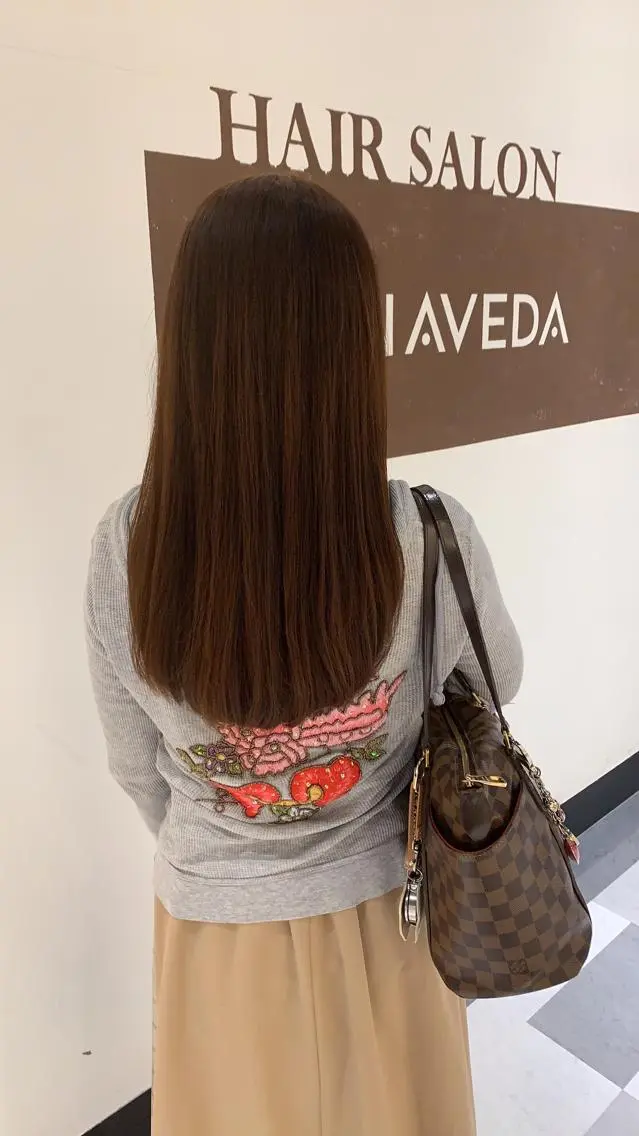ロング カラー 🧸 仲間ひめかのヘアスタイル