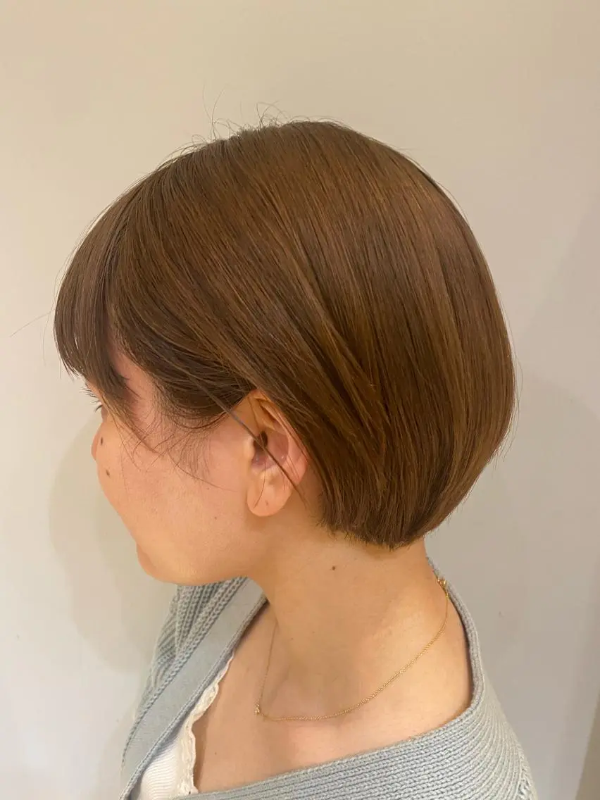 ショート 大人可愛い♡コテ巻き パーマ🌼杉田 萌恵のヘアスタイル
