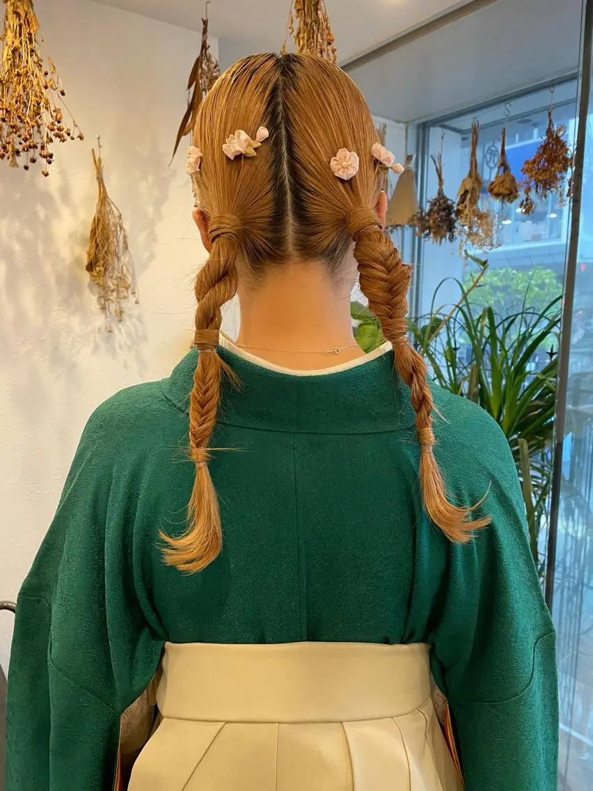 ヘアアレンジ 卒業式のヘアスタイル m ā l o.🌷 サカモトマイコのヘアスタイル