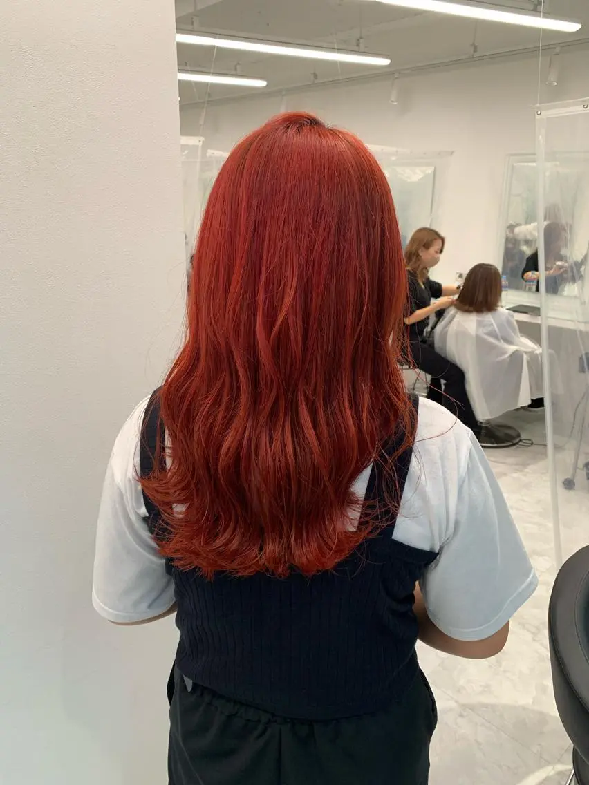 ロング カラー ヘアアレンジ ダブルカラー｜ なおき｜池袋美容師のヘアスタイル