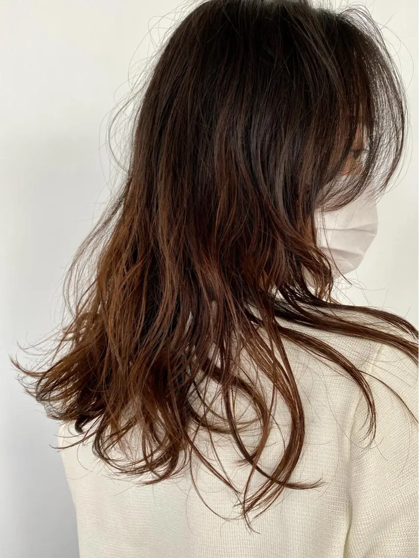 ロング パーマ KOOKI スティードトーキョーのヘアスタイル