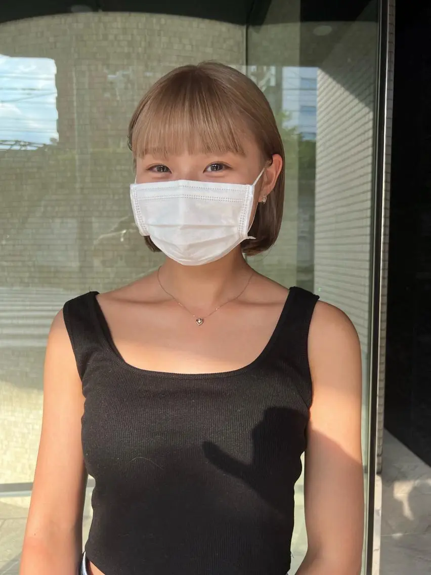 ショート カラー ベージュカラー ブロンド ブロンドベージュ 【完全マンツー 恵比寿】佐藤 翔のヘアスタイル