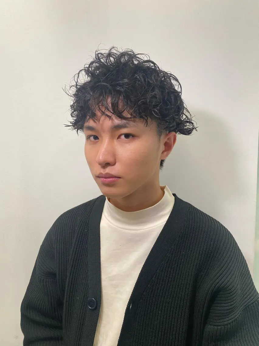 ショート 似合わせカット /パーマ岡本淳平のヘアスタイル