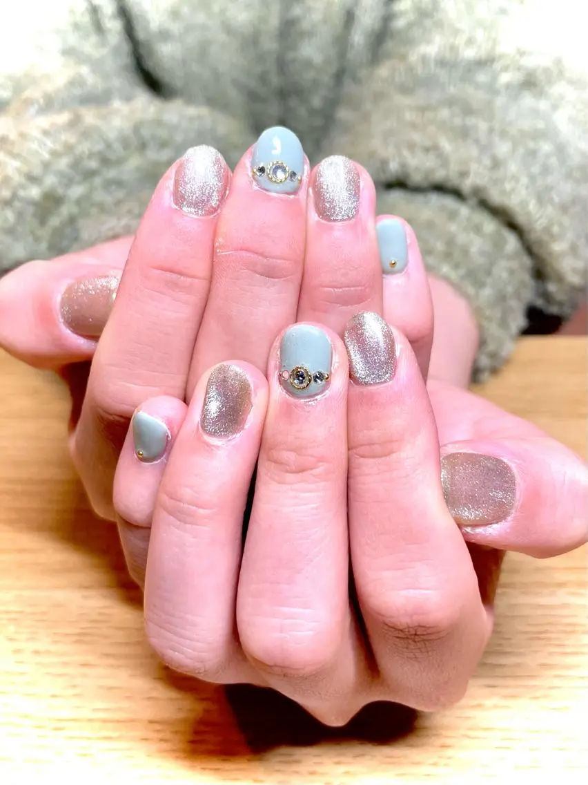 ショート ハンドネイル GGhouse narumiのネイルデザイン