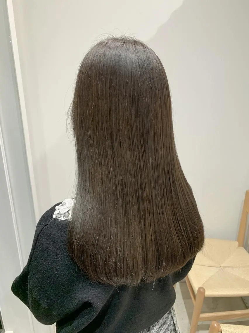 セミロング カラー ヘアアレンジ カット ヘアカラー トリートメント yuka .のヘアスタイル