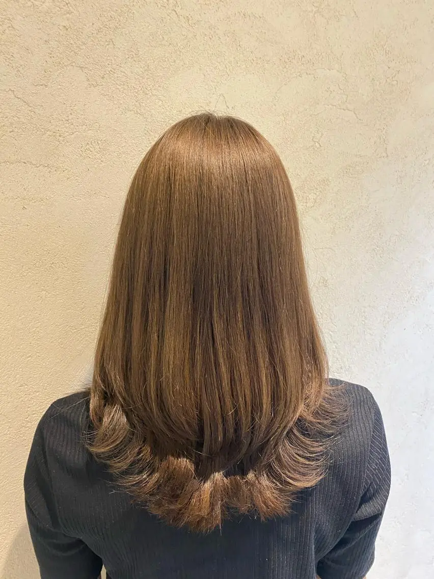 カラー 竹添 有梨沙のヘアスタイル