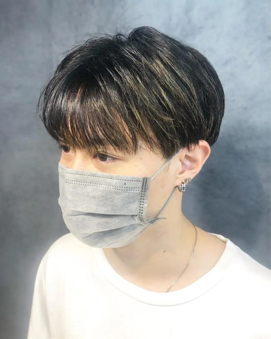 ヘアアレンジ メンズ マッシュ カット トリートメント ヘアセット メンズ特化✂️栗原 侑也のヘアスタイル
