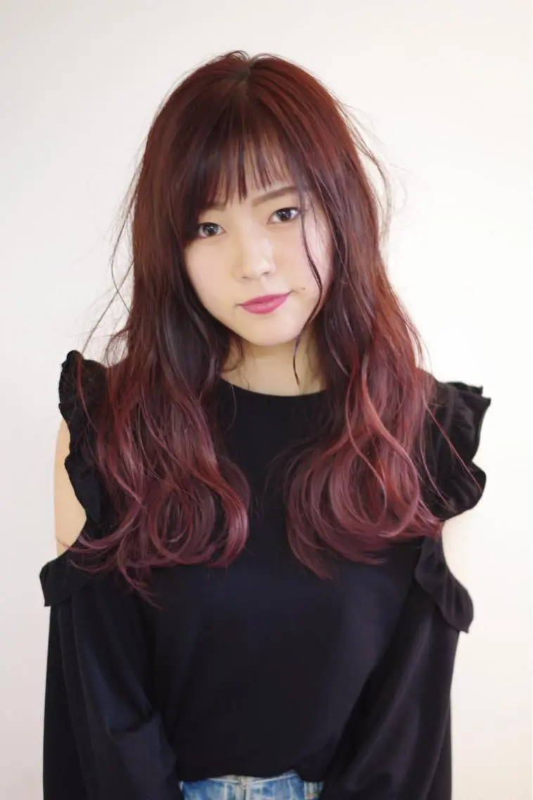 セミロング カラー 松田 光雄のヘアスタイル
