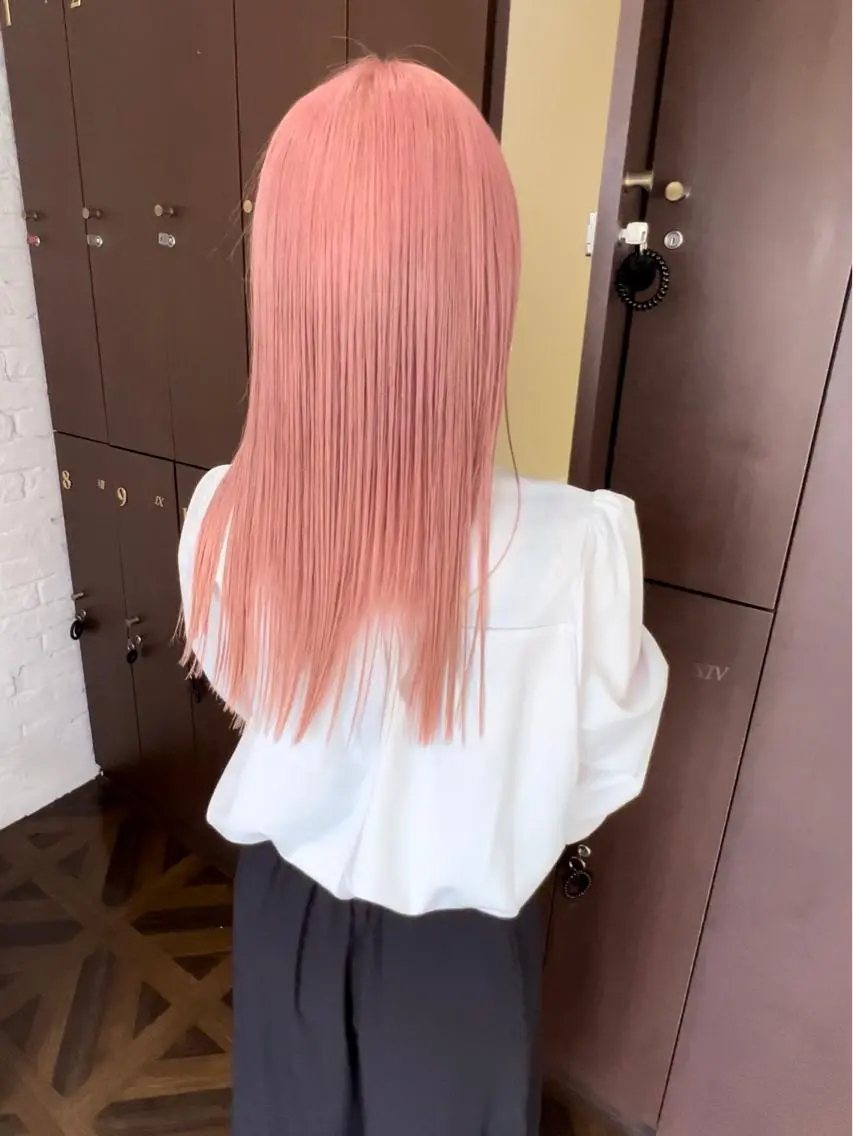 カラー ベージュカラー ブリーチ ケアブリーチ ハイトーンカラー ミルクティーベージュ 🧡色落ちまで2度 楽しめる🧡ヨシキのヘアスタイル