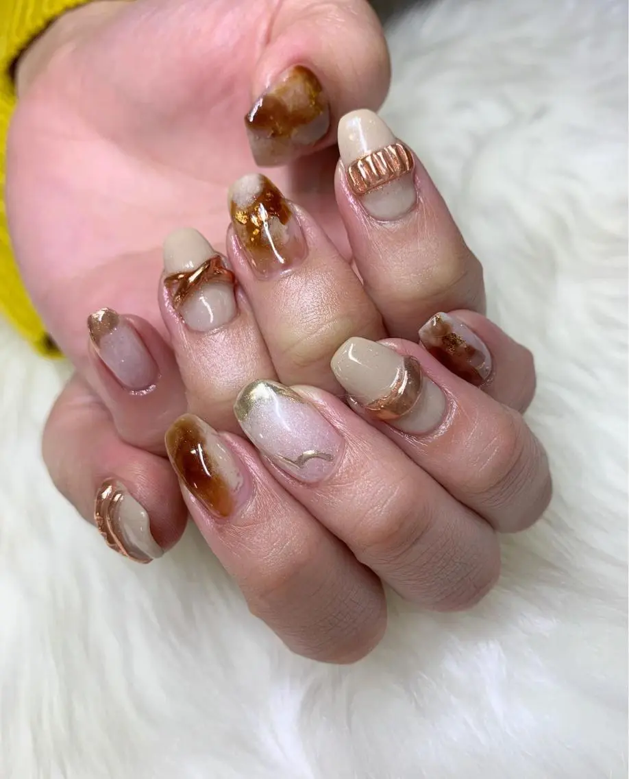 ネイル ハンドネイル glow_ nailのネイルデザイン