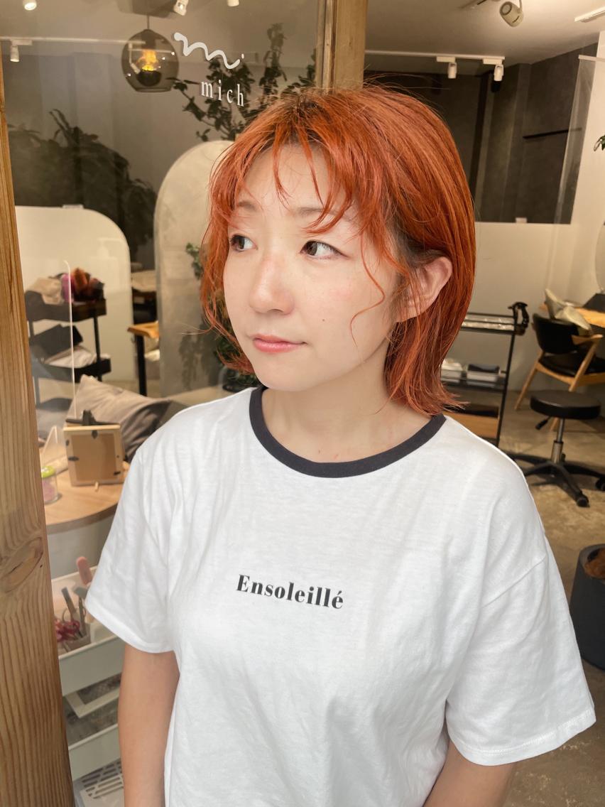 ショート 岸川 恭子のヘアスタイル